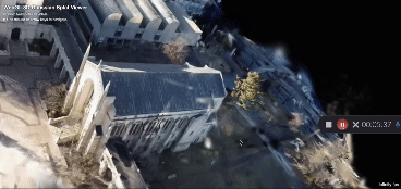 Gaussian Splatting Drone